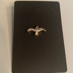 Silver& Gold Dove Tie Pin